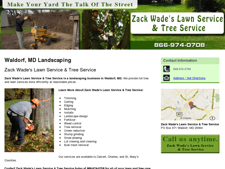 www.zackwadeslawnandtreeservice.com