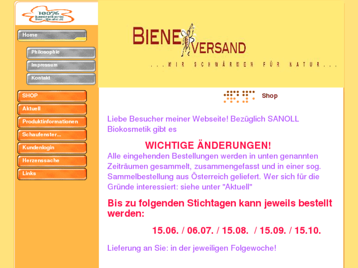 www.bieneversand.com