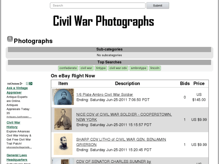 www.civilwarphotographs.net
