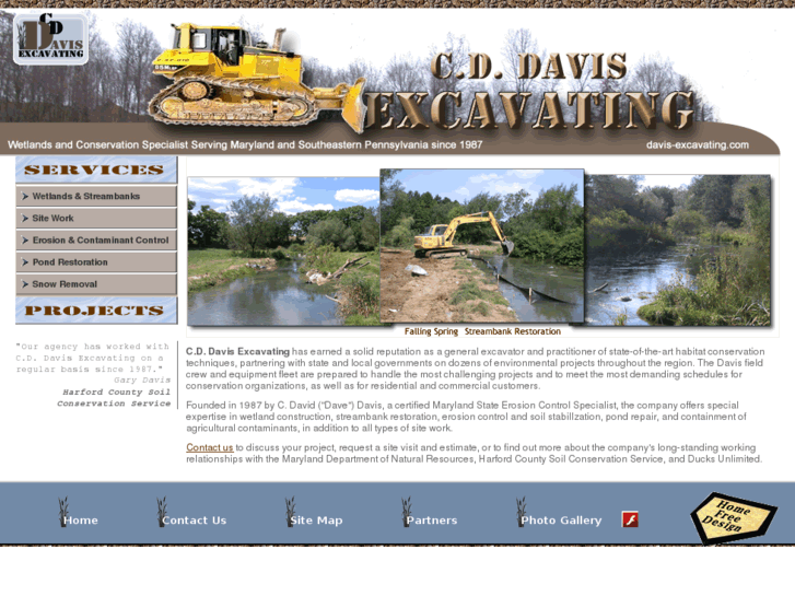 www.davis-excavating.com
