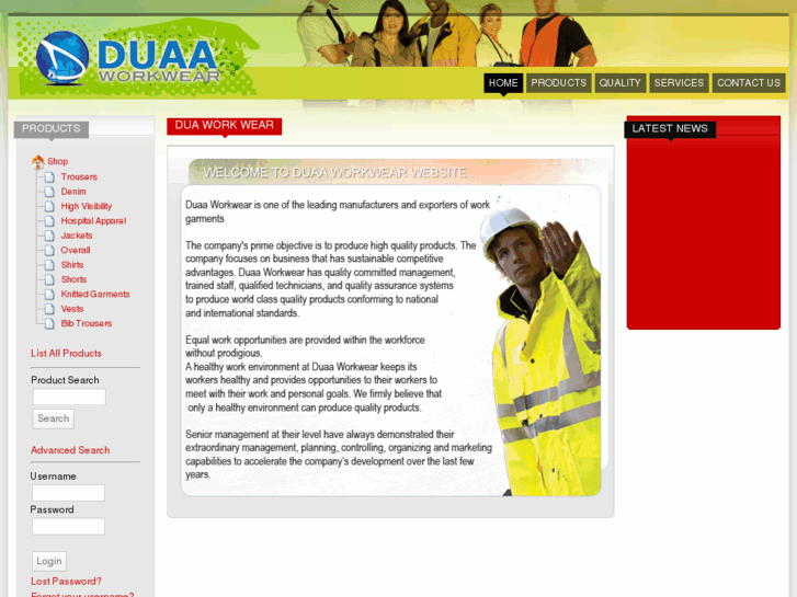 www.duaaworkwear.com