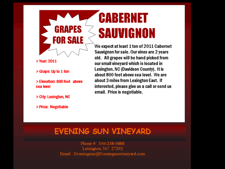 www.eveningsunvineyard.com