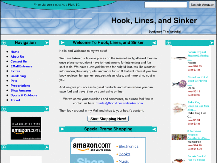 www.hooklinesandsinker.com