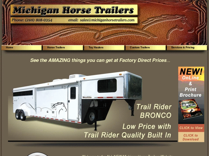 www.michiganhorsetrailers.com