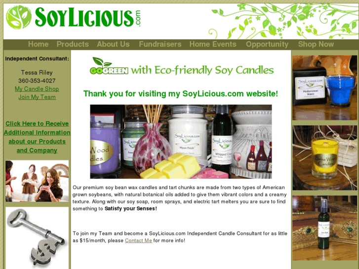 www.mysoyliciouscandles.com