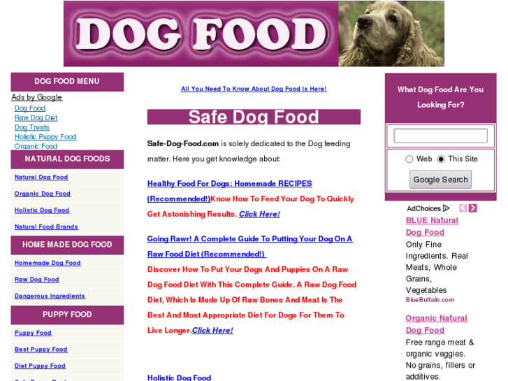 www.safe-dog-food.com