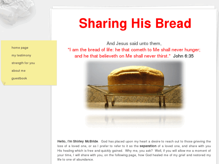 www.sharing-his-bread.com