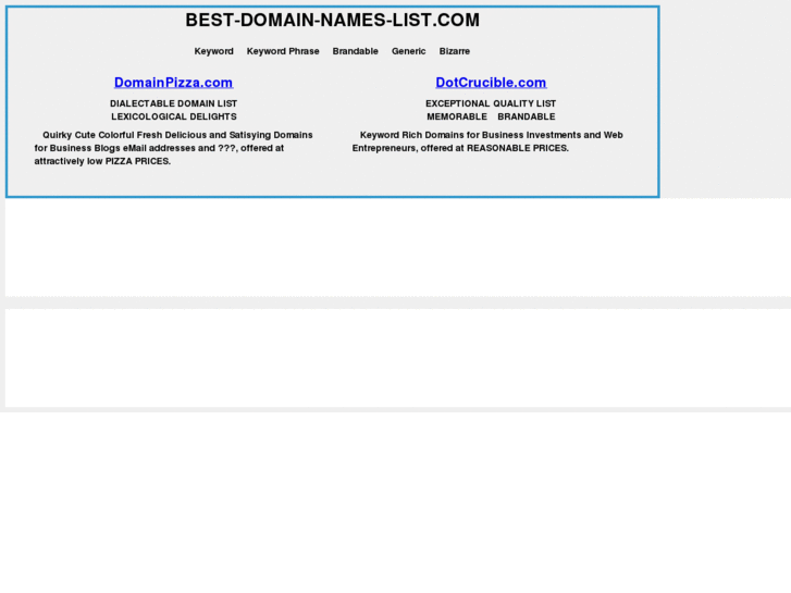 www.best-domain-names-list.com
