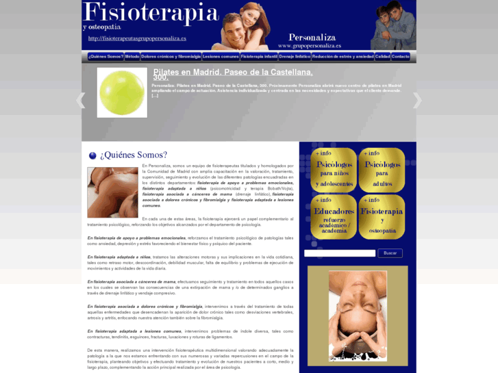 www.fisioterapeutasgrupopersonaliza.es