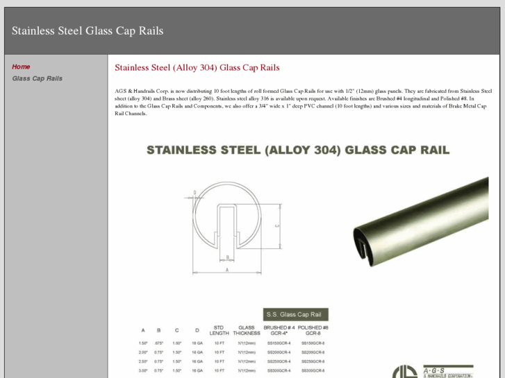 www.glasscaprails.com