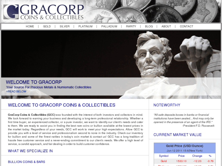 www.gracorpcoins.com