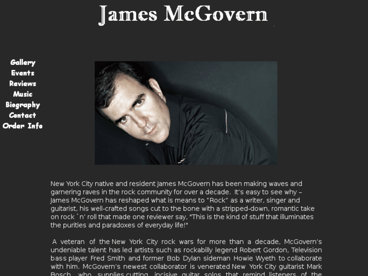 www.jamesmcgovernband.com