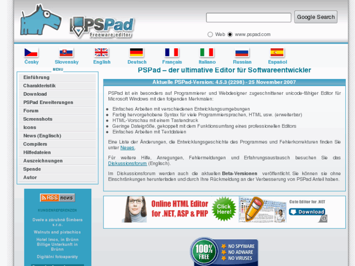 www.pspad.de