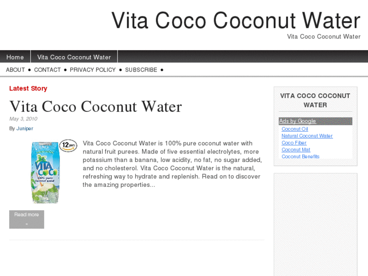 www.vitacocococonutwater.com