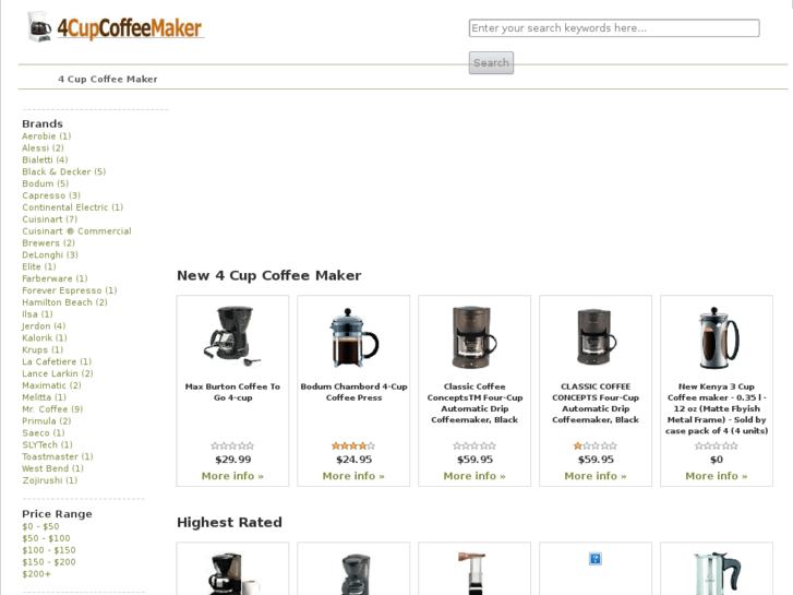 www.4cupcoffeemaker.org