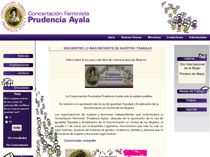 www.concertacionfeministaprudenciaayala.org