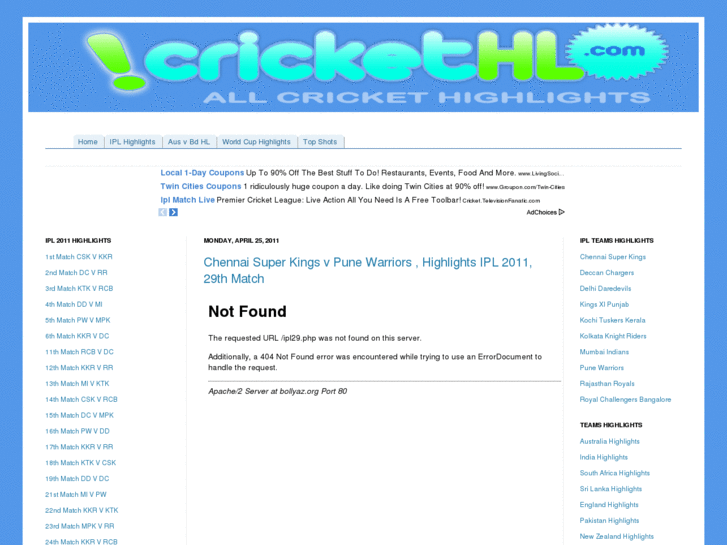 www.crickethl.com