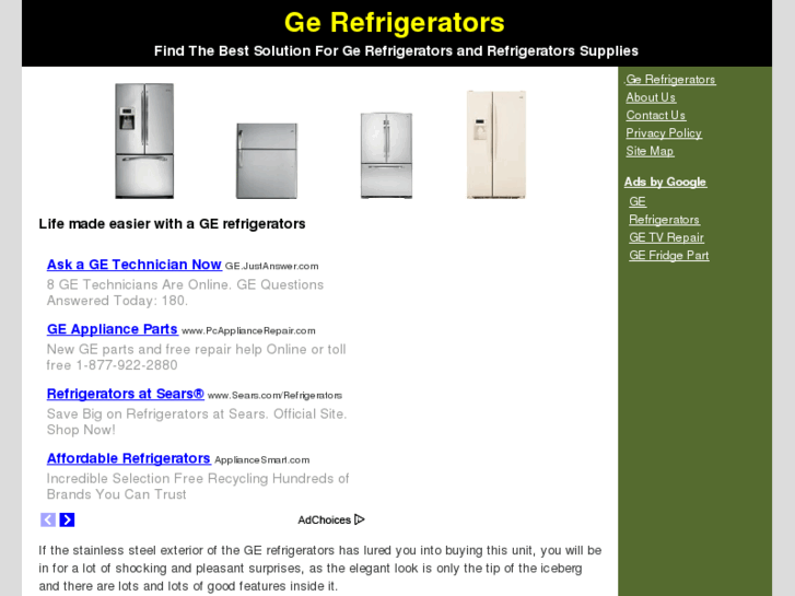 www.gerefrigerators.org