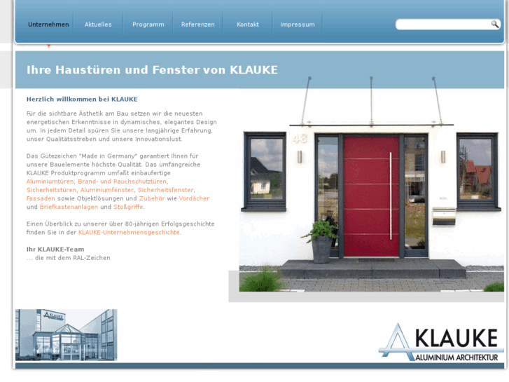 www.klauke-aluminium.de