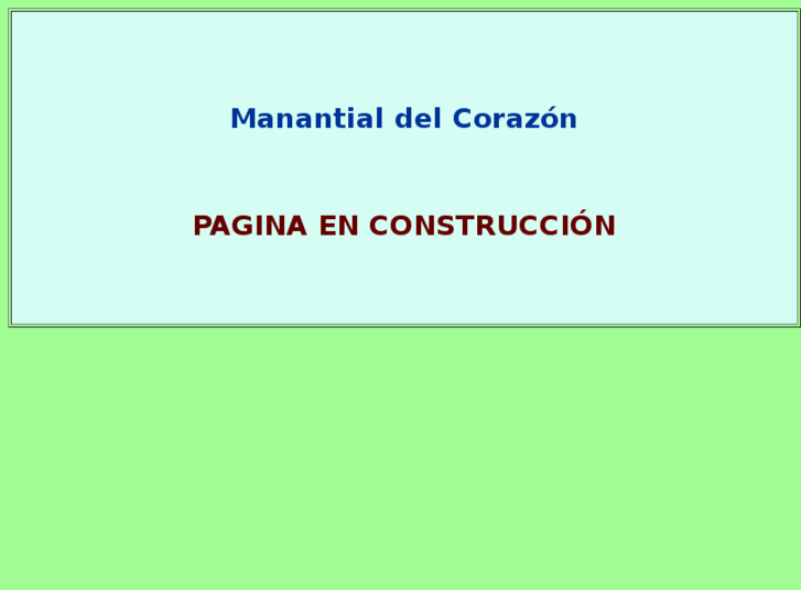 www.manantialdelcorazon.es