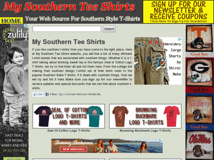 www.mysouthernteeshirts.com