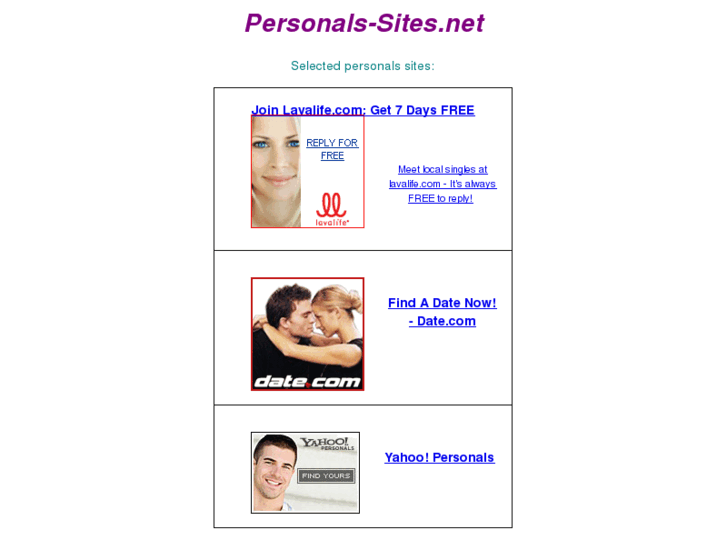 www.personals-sites.net