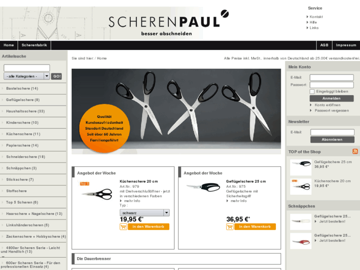 www.scheren-onlineshop.de