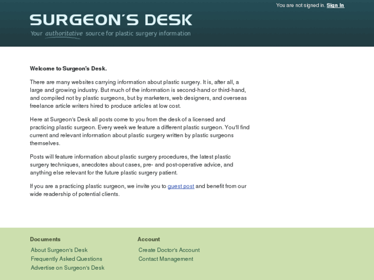 www.surgeonsdesk.com