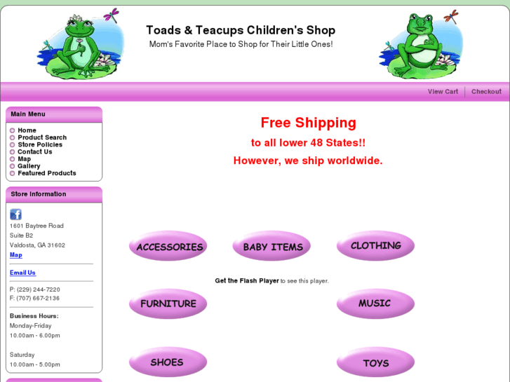 www.toadsandteacupschildrensshop.com