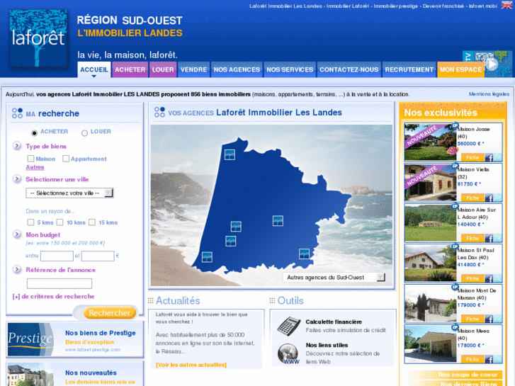 www.laforet-immobilier-landes.com