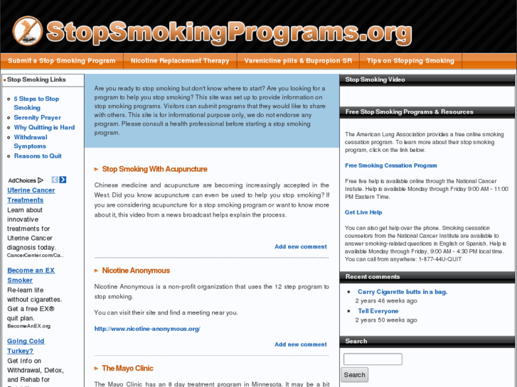 www.stopsmokingprograms.org