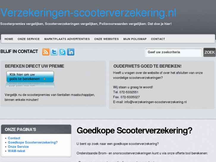www.verzekeringen-scooterverzekering.nl