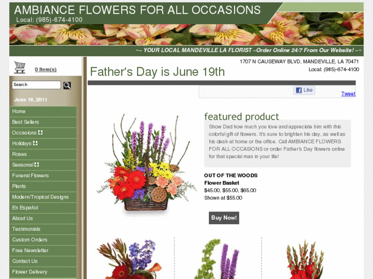 www.ambianceflowersforalloccasions.com