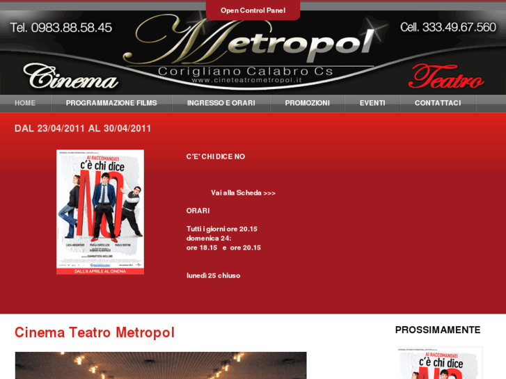 www.cineteatrometropol.it