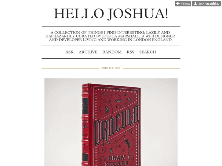 www.hellojoshua.com