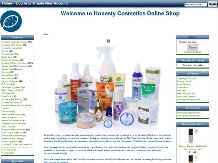 www.honestycosmetics.com