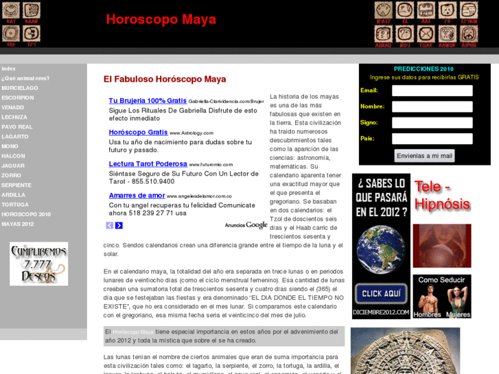 www.horoscopomaya.net