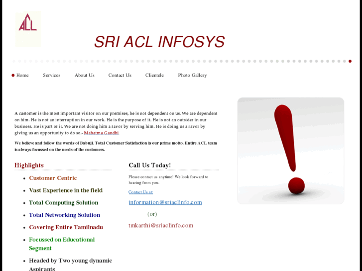 www.sriaclinfo.com