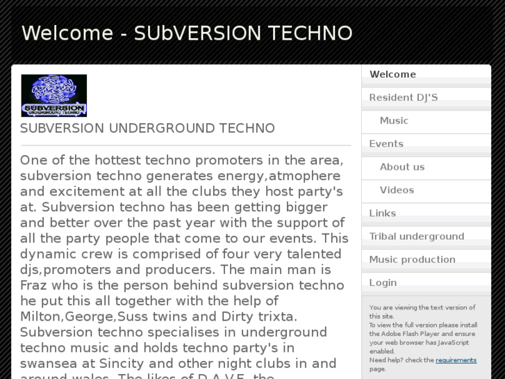 www.subversiontechno.co.uk