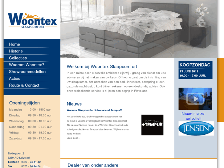 www.woontexslaapcomfort.nl