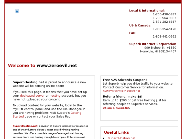 www.zeroevil.net