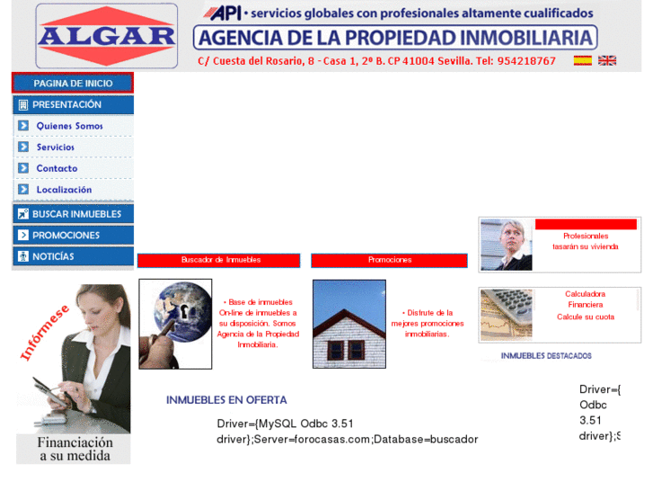 www.algarinmobiliaria.es