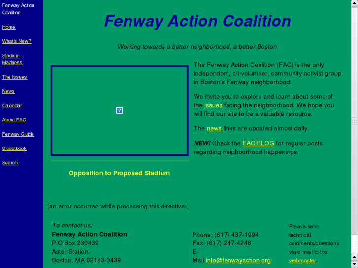 www.fenwayaction.org