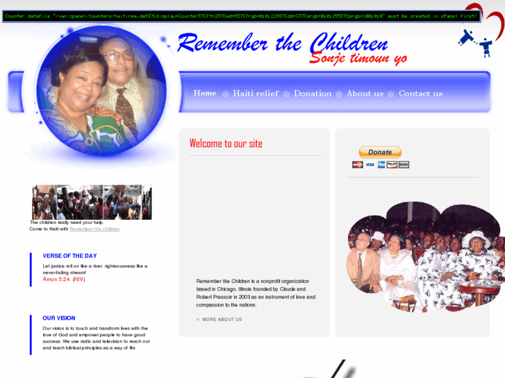 www.haitirememberthechildren.org