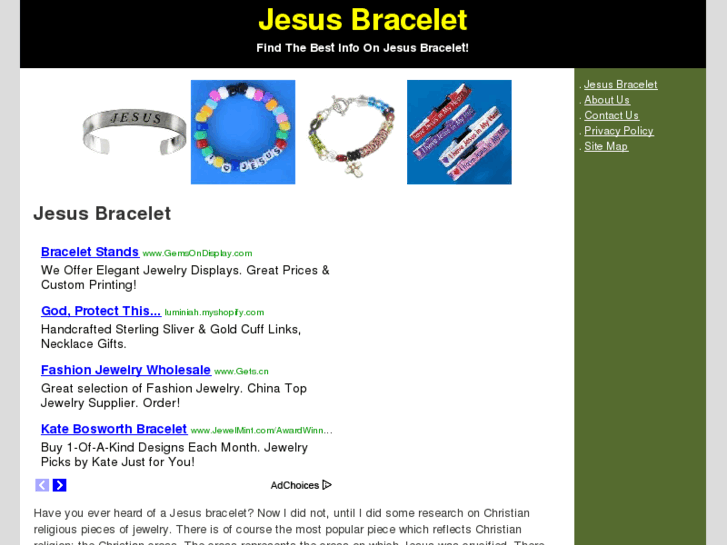 www.jesusbracelet.net