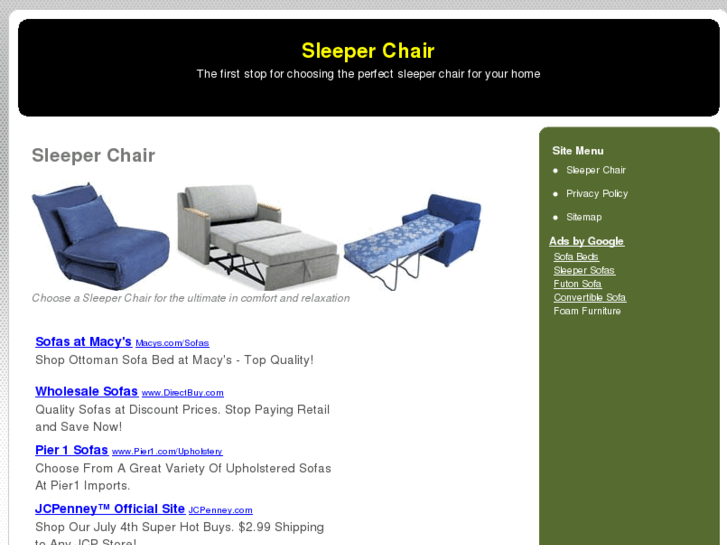 www.sleeper-chair.org