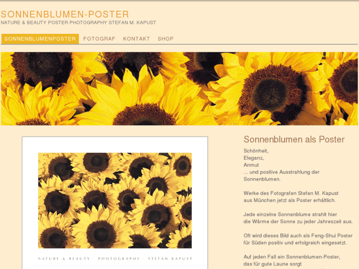 www.sonnenblumen-poster.de