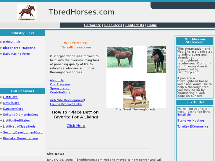 www.tbredhorses.com