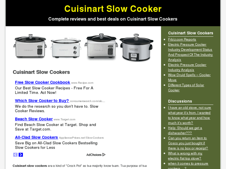 www.cuisinart-slow-cooker.com