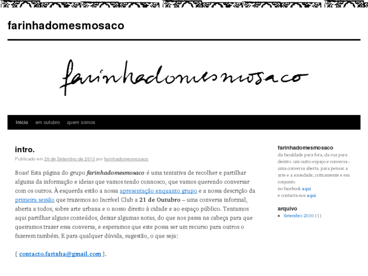 www.farinhadomesmosaco.com